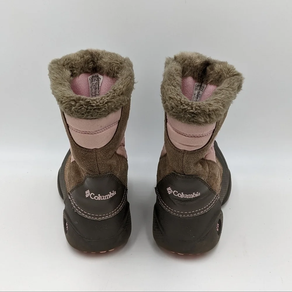Columbia Lined Winter Snow Boots 3Y Youth